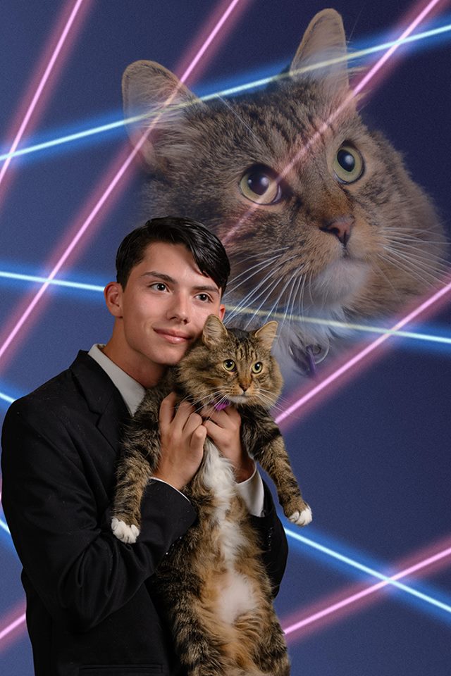 Laser Cat Photo Makes It In Yearbook