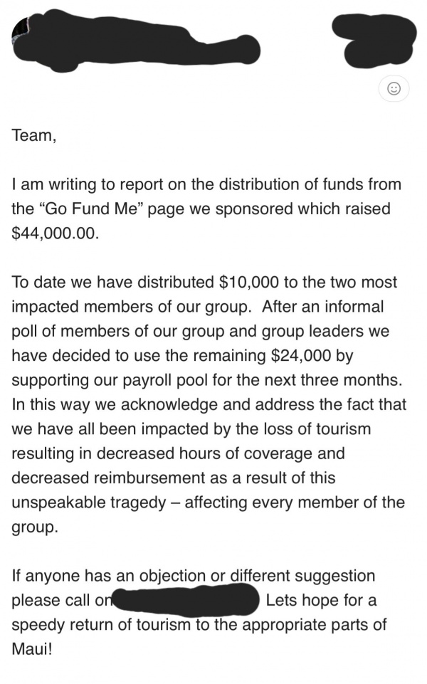 Investigation into Alleged Breach of Public Trust by Maui Emergent Medical Associates (EMA) - Misappropriation of Funds from the GoFundMe Campaign