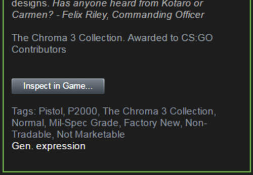 Prototype/Self-Made weapon skins for official CS:GO Contributors