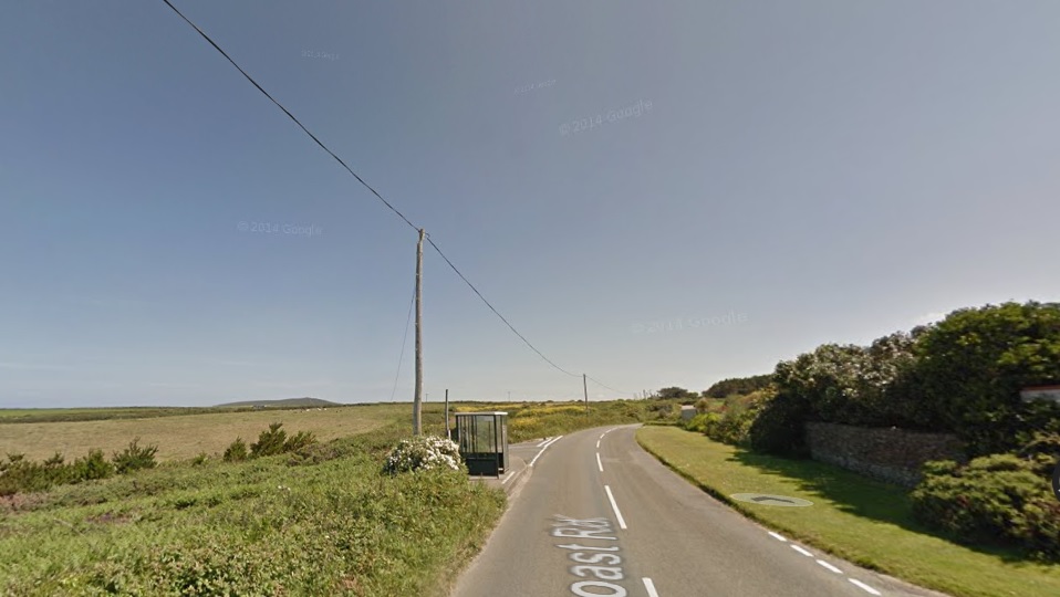A safer bus stop for our children - Coast Road, Porthtowan