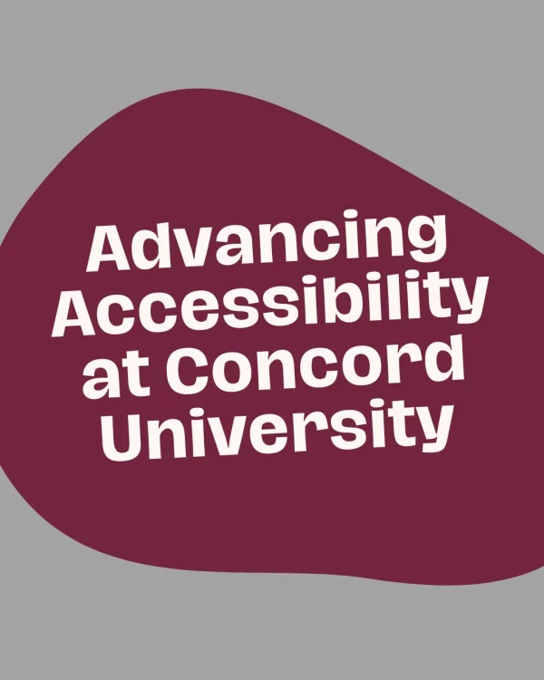 Advancing Accesibility at Concord University