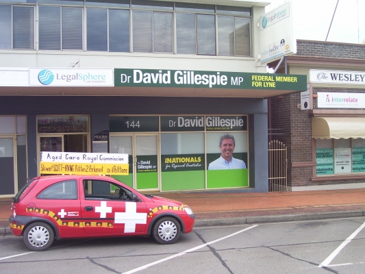 AGED CARE & NURSING HOME PETITION TO NSW STATE & FEDERAL PARLIAMENTS