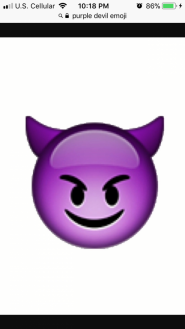 Banning the Purple Devil Emoji From High School Athletes