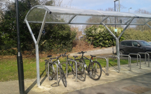 Bike Shelter at Leggett Building