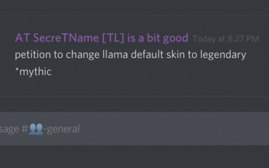 Change the Llama Battle Pass skin from Epic to Legendary