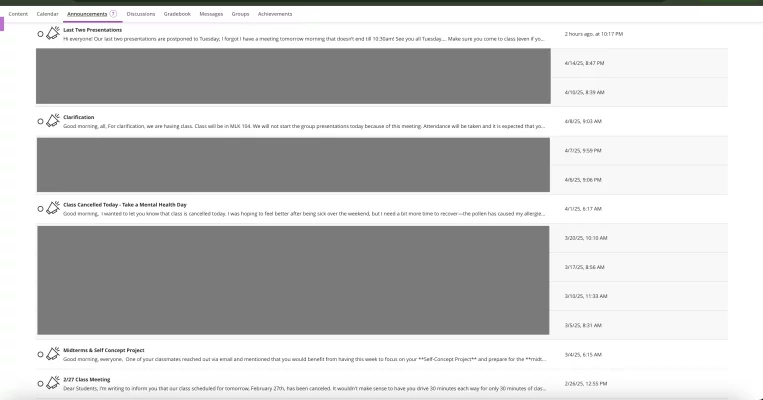 Dispute/Dismissal of Attendance