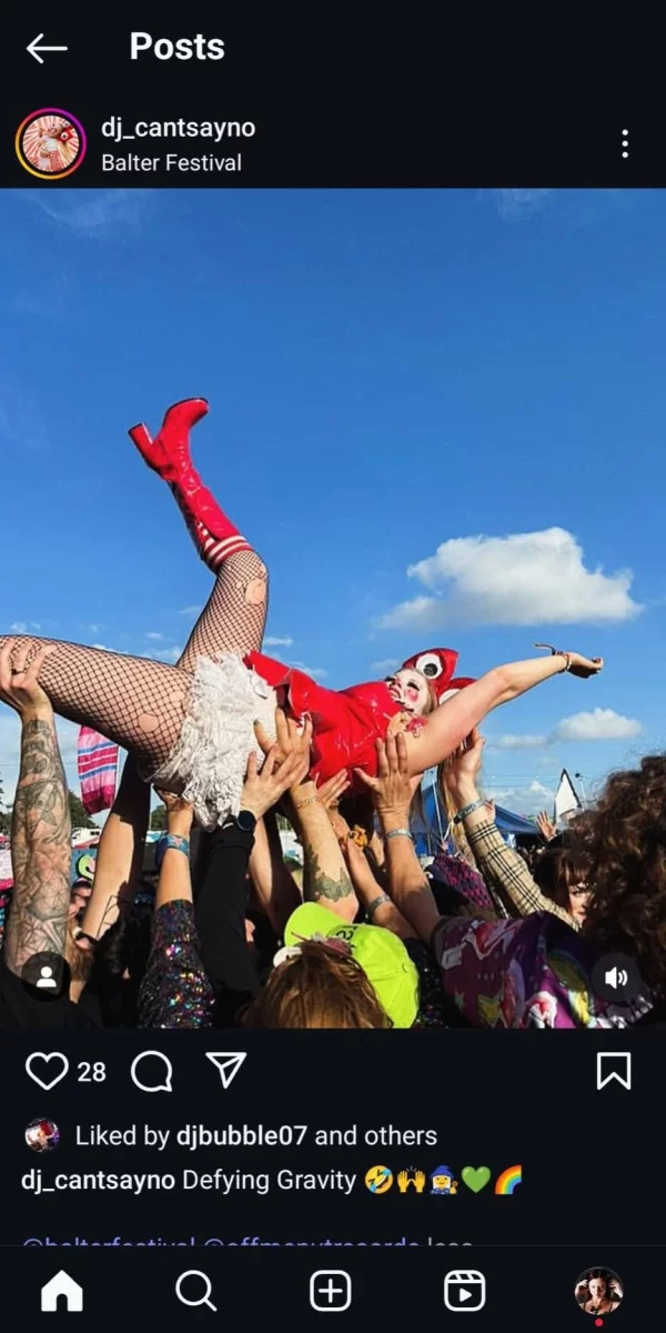 DJ Can't Say No for Main Stage at Bangface 2026