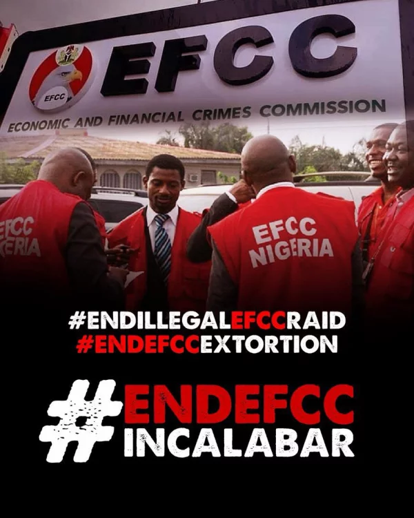 END EFCC BRUTALITY AGAINST YOUTHS IN NIGERIA