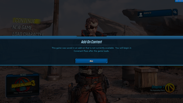 Epic Games Borderlands 3 DLC's Not Available Offline