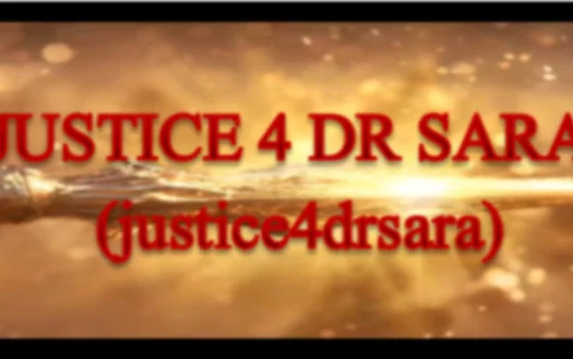JUSTICE 4 DR SARA!
