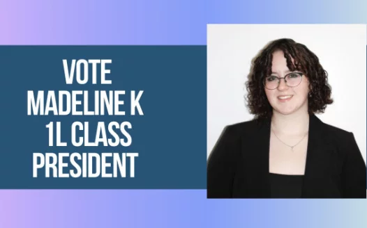 Madeline Kraemer 1L Class President