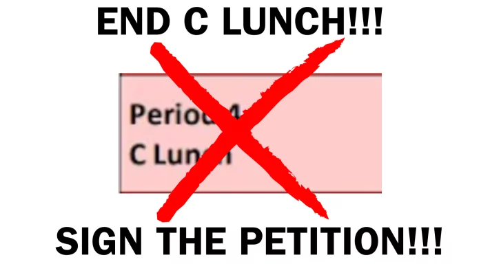 NO C LUNCH
