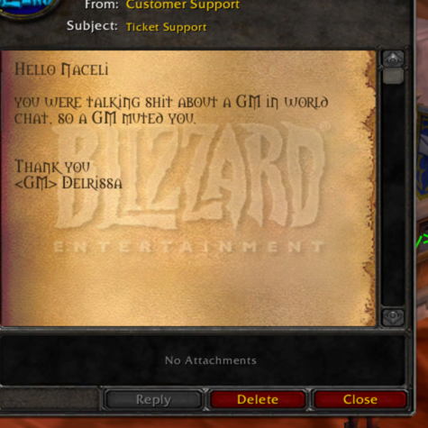 GM Transparency on VanillaGaming along with the removal of Delrissa's status as a GM