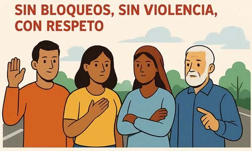 Panamá Unido en Movimiento: Sin Bloqueos, Sin Violencia, Con Respeto