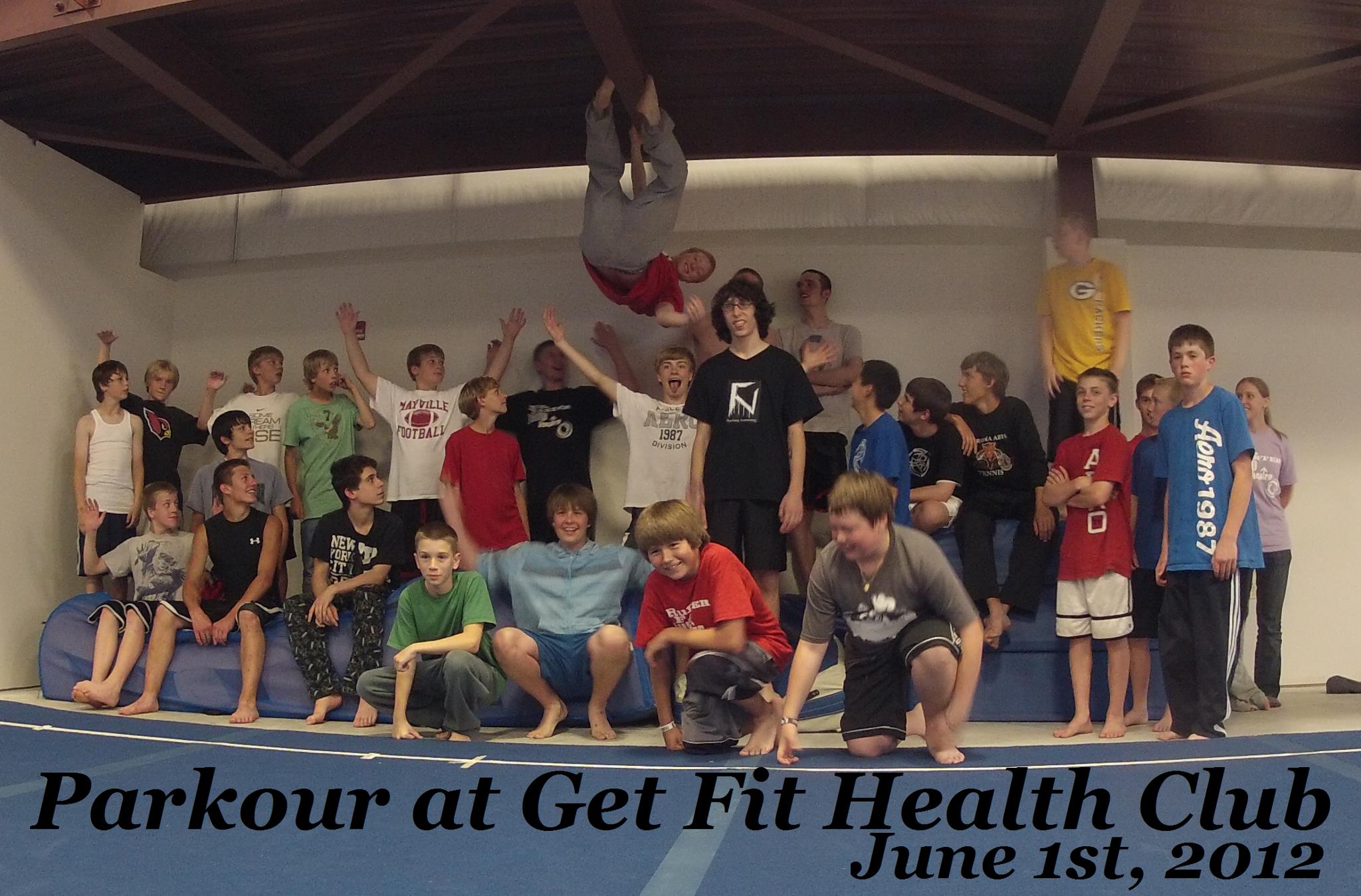 Parkour at Get Fit Health Club