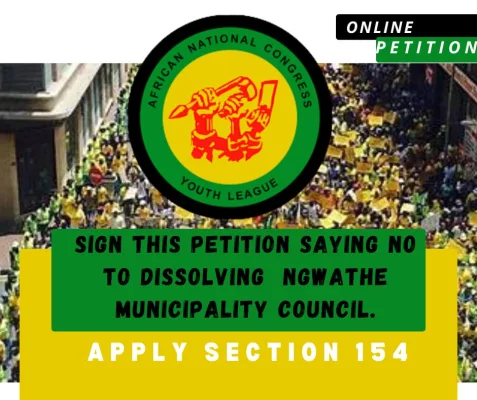 Petition Against the Dissolution of Ngwathe Local Municipality Council