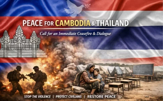 Calling for an Immediate Ceasefire and Peaceful Resolution Between Cambodia and Thailand