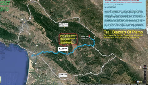 2026: Remove Gates & Re-Open two public campgrounds at Stony Creek and Agua Escondido to enjoy (Stolen Public Property) Forest Service Road 32S07