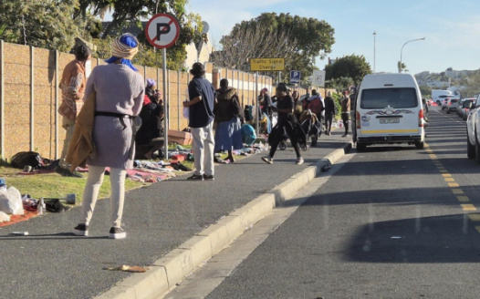 Removal of taxi rank and illegal traders