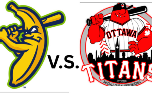 Savannah bananas against the Ottawa Titans