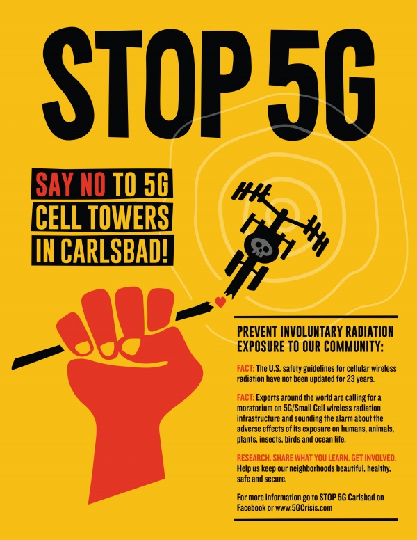 STOP 5G/'Small Cell' Towers from Installation all Over Carlsbad
