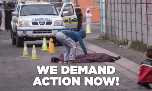 Stop the Shootings – Grassy Park Police Station to take Action Now!