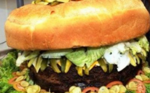 Stop wasting food making by giant versions of food