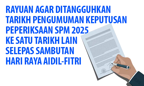 TARIKH PENGUMUMAN KEPUTUSAN PEPERIKSAAN SPM 2025