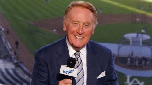 VIN SCULLY IN THE BOOTH FOR THE MLB WORLD SERIES!