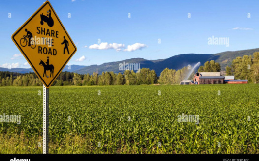 Walk/Biking path On salmon river road