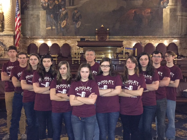 Wish the Quigley Catholic Mock Trial team good luck as they head to Nationals.